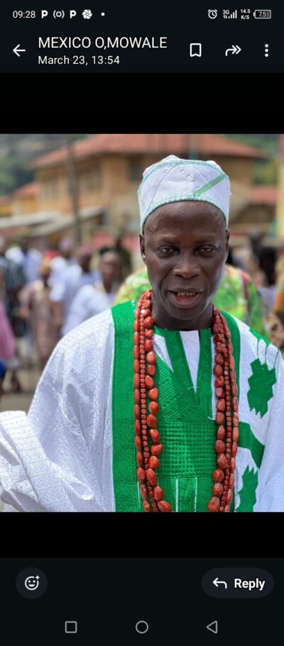 ALADEOKUN-ELECT OF ALADE IDANRE CONGRATULATES  GOV.LUCKY ORIMISAN AIYEDATIWA AS HE CELEBRATES  60YEARS BIRTHDAY