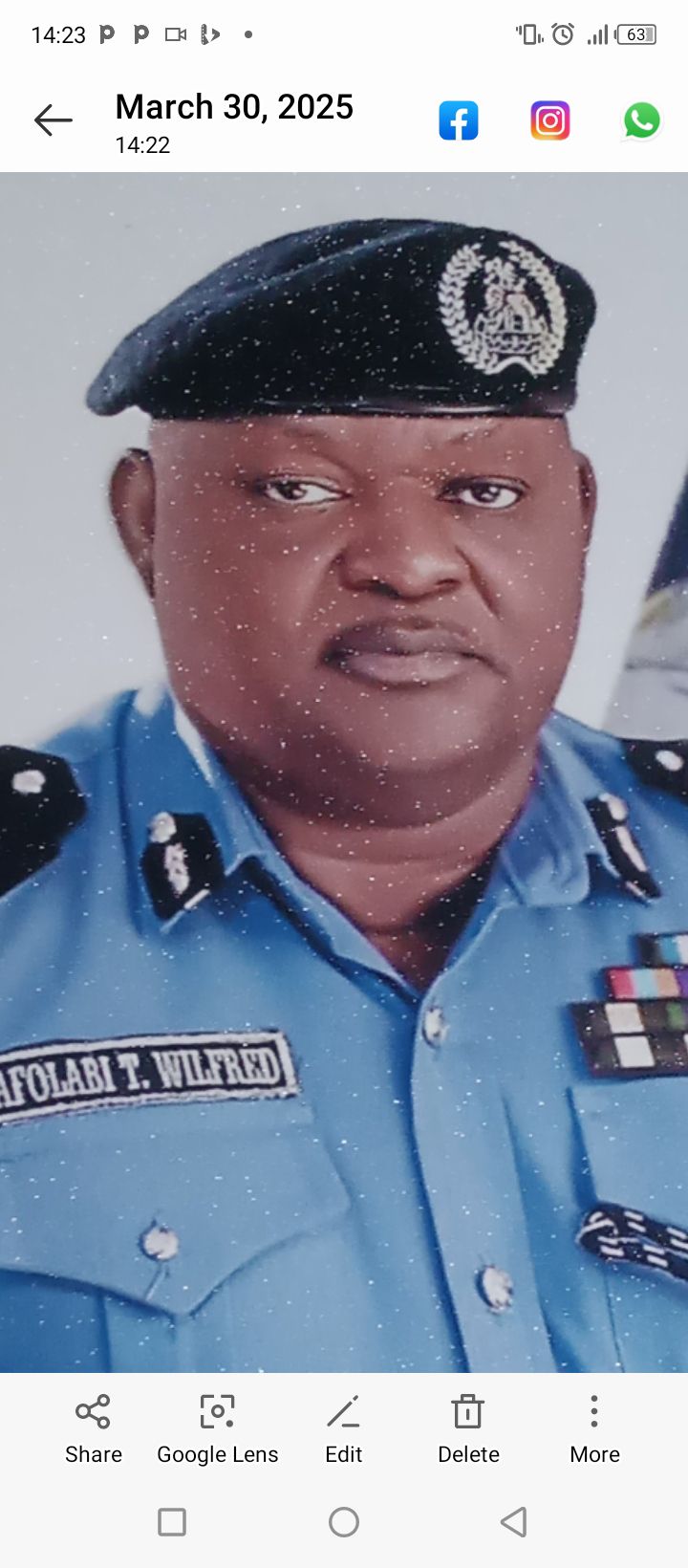 ONDO STATE COMMISSIONER OF POLICE WILFRED AFOLABI AND HIS MAGIC WAND GEARED TOWARDS TACKLING INSECURITY IN THE SUNSHINE STATE , DESERVES ACCOLADES ONDO STATE COMMISSIONER OF POLICE WILFRED AFOLABI AND HIS MAGIC WAND GEARED TOWARDS TACKLING INSECURITY IN THE SUNSHINE STATE , DESERVES ACCOLADES