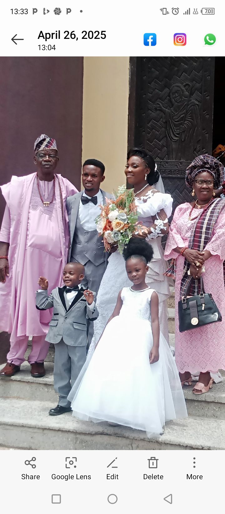 CHIEF OLUFEMI OMOSANYA GIVES OUT HIS BEAUTIFUL DAUGHTER IN MARRIAGE, AS ONDO STATE DEPUTY GOVERNOR DR.OLAYIDE ADELAMI ADMONISHES THE COUPLE TO PRAY TOGETHER TO STAY TOGETHER CHIEF OLUFEMI OMOSANYA GIVES OUT HIS BEAUTIFUL DAUGHTER IN MARRIAGE, AS ONDO STATE DEPUTY GOVERNOR DR.OLAYIDE ADELAMI ADMONISHES THE COUPLE TO PRAY TOGETHER TO STAY TOGETHER