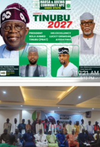 ONDO STATE APC CHAIRMAN INAUGURARES HAUSA-AREWA COMMUNITY APC SUPPORT GROUP ODATIWA/TINUBU 2027 EXECUTIVE OFFICERS AND BOARD OF TRUSTEES